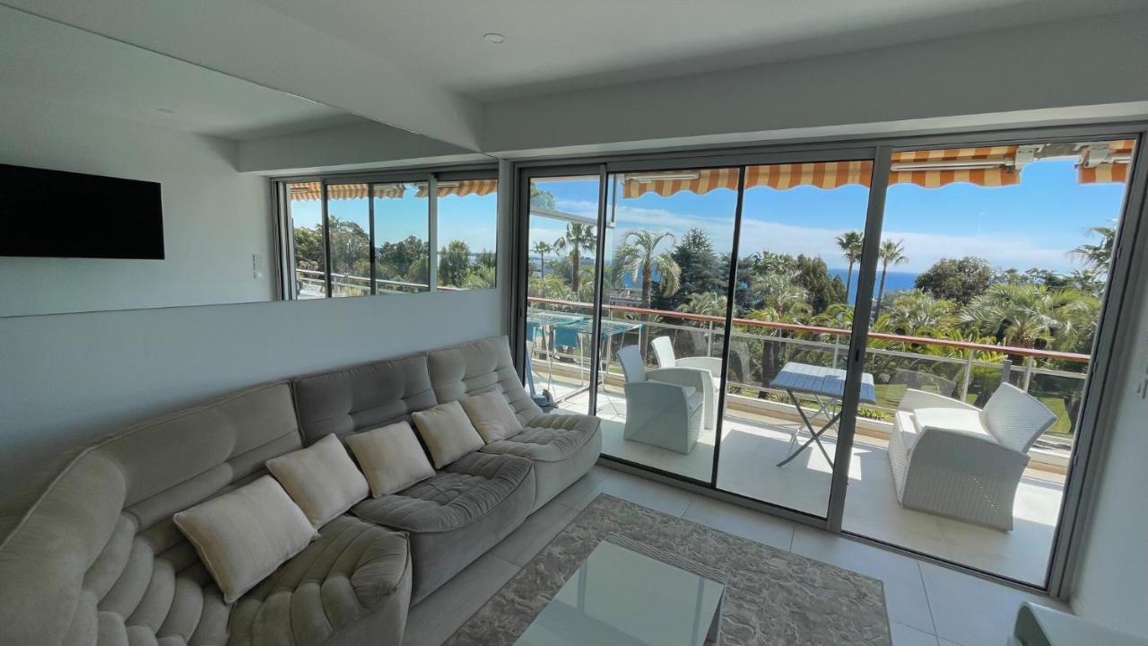 Appartement 2 Chambres Vue Mer Panoramique, Proche Croisette Cannes Vallauris Exterior photo